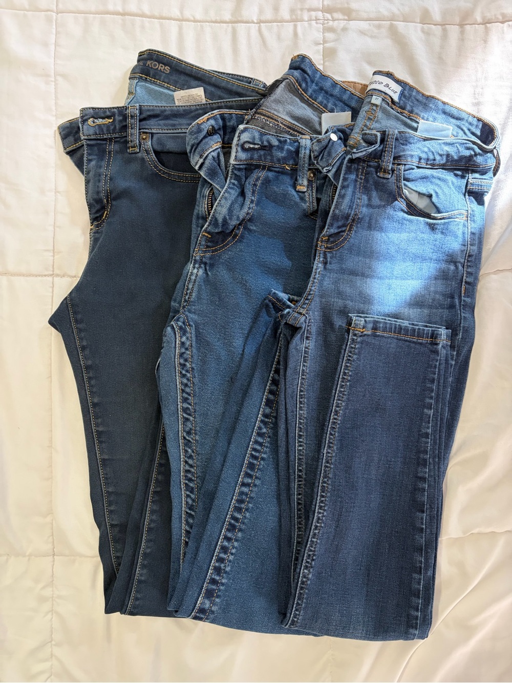THREE PAIR Blue Women’s Jeans Bundle - Multiple Styles